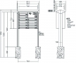 Preview: RENZ Briefkastenanlage freistehend, PRISMA, Edelstahl V4A, Kastenformat 370x110x270mm, mit Klingel - & Lichttaster und Vorbereitung Gegensprechanlage, 10-teilig, zum Einbetonieren